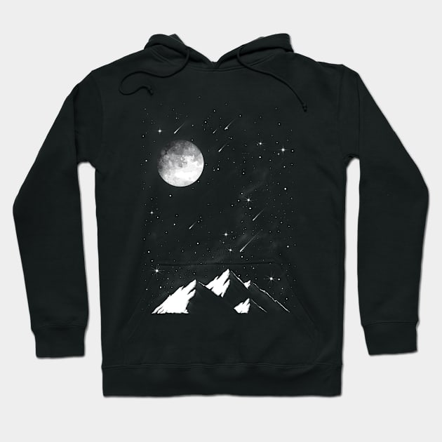 Howling Mountains Hoodie by flintsky